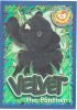 TY Beanie Babies BBOC Card - Series 4 Wild (SILVER) - VELVET the Panther (Mint)