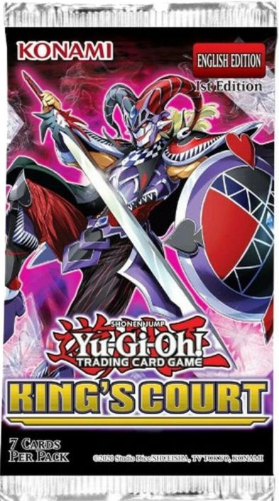 Yu-Gi-Oh Cards - King's Court - Booster PACK (7 Cards)(1 Foil in every pack) (New)