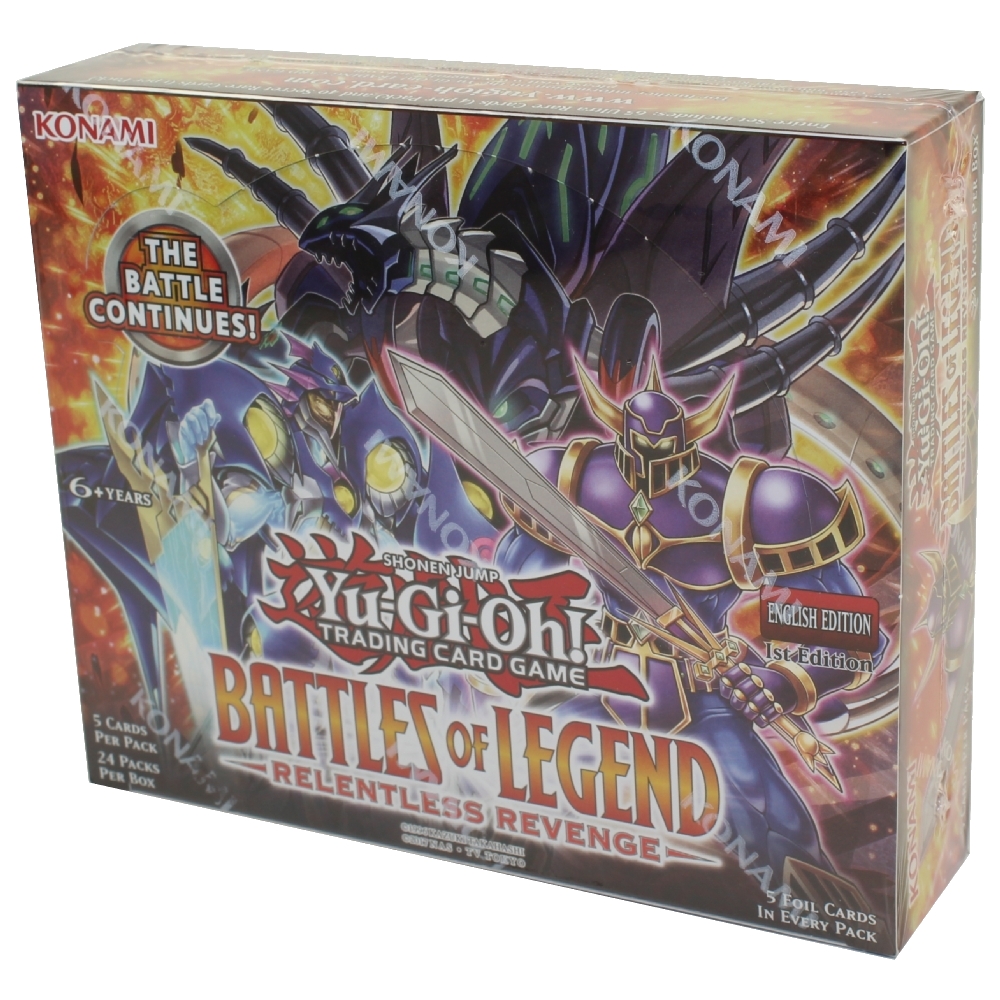 YuGiOh! Sealed Booster Packs Relentless Revenge Booster Box YuGiOh