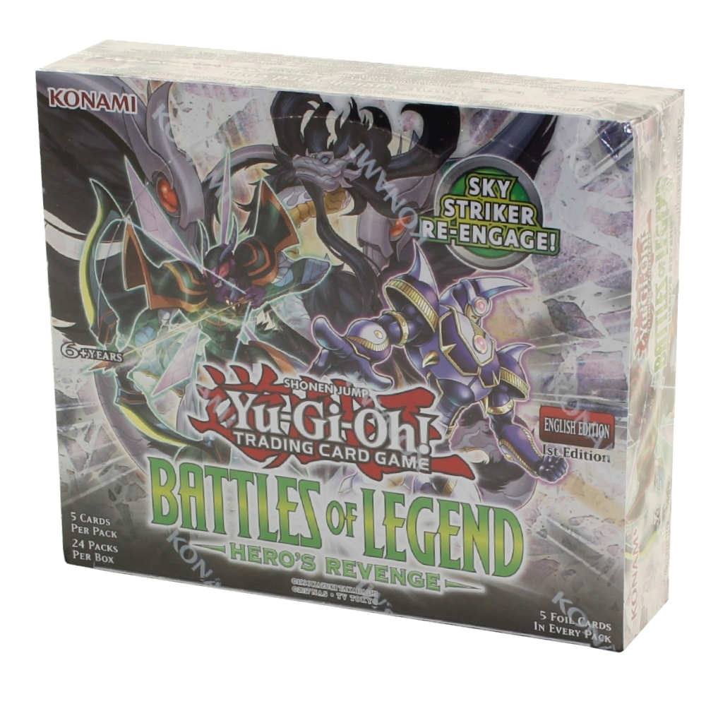 Yu-Gi-Oh Cards - Battles of Legend: Hero's Revenge - Booster BOX (24 Packs) (New): Sell2BBNovelties.com: Sell TY Beanie Babies, Action Figures, Barbies, Cards & Toys selling online Yu-Gi-Oh Cards - Battles of Legend: Hero's Revenge - Booster BOX (24 Packs) (New): Sell2BBNovelties.com: Sell TY Beanie Babies, Action Figures, Barbies, Cards & Toys selling online