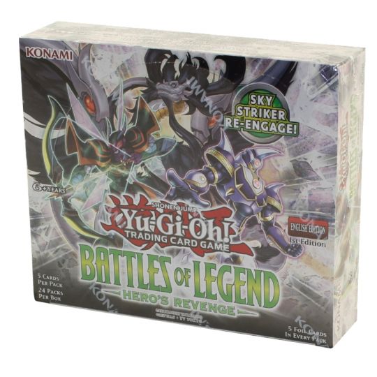 BATTLES OF LEGEND HERO'S REVENGE BOOSTER PACK YUGIOH