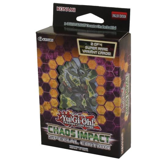 Yu-Gi-Oh Cards - CHAOS IMPACT *Special Edition* (3 Boosters & 2 Foils) (New) Yu-Gi-Oh Cards - CHAOS IMPACT *Special Edition* (3 Boosters & 2 Foils) (New)