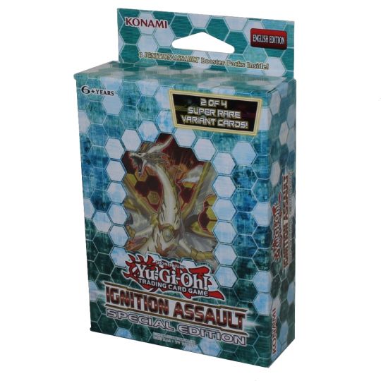 Yu-Gi-Oh Cards - IGNITION ASSAULT *Special Edition* (3 Boosters & 2 Foils)  (New): Sell2BBNovelties.com: Sell TY Beanie Babies, Action Figures,  Barbies, Cards & Toys selling online