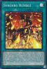 Yu-Gi-Oh Card - AGOV-EN060 - SYNCHRO RUMBLE (super rare holo) (Mint)
