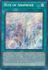 Yu-Gi-Oh Card - BLMR-EN093 - RITE OF ARAMESIR (secret rare holo) (Mint)
