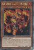Yu-Gi-Oh Card - BLTR-EN028 - RED LOTUS KING, FLAME CRIME  (quarter century secret rare holo) (Mint)