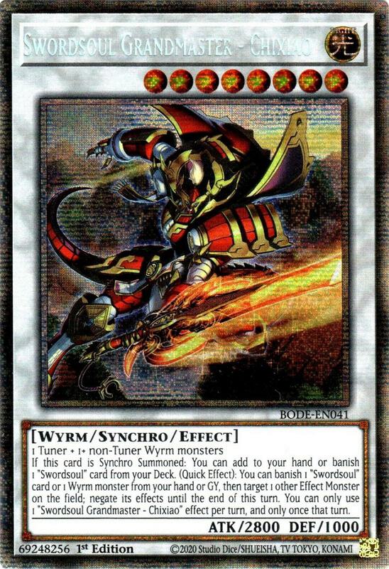 Yu-Gi-Oh Card - BODE-EN041 - SWORDSOUL GRANDMASTER - CHIXIAO (starlight ...