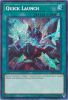 Yu-Gi-Oh Card - CIBR-EN056 - QUICK LAUNCH (secret rare holo) (Mint)