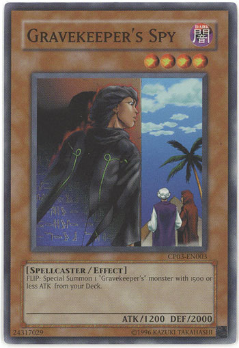 Yu-Gi-Oh Card - CP03-EN003 - GRAVEKEEPER
