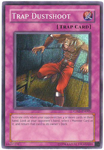 遊戯王　ダスト・シュート　英語版　スーパー　CP05-EN005 Yu-Gi-Oh Card - CP05-EN005 - TRAP DUSTSHOOT (super rare holo