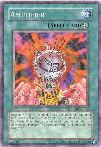 Yu-Gi-Oh Card - CP06-EN017 - AMPLIFIER (common) (Mint) Yu-Gi-Oh Card - CP06-EN017 - AMPLIFIER (common) (Mint)