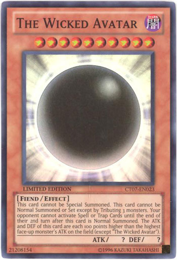 Yugioh The Wicked Avatar Super Rare CT07EN023 Lightly Played eBay