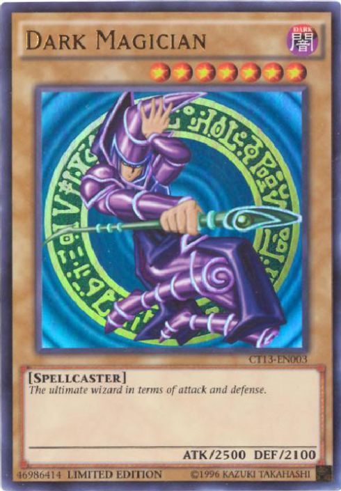 Yu-Gi-Oh Card - CT13-EN003 - DARK MAGICIAN (ultra rare holo) (Mint):  Sell2BBNovelties.com: Sell TY Beanie Babies, Action Figures, Barbies, Cards  & Toys selling online