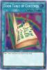 Yu-Gi-Oh Card - DASA-EN043 - TOON TABLE OF CONTENTS (super rare holo) (Mint)