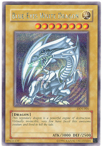 Yu-Gi-Oh Card - DDS-001 - BLUE-EYES WHITE DRAGON (DARK DUEL STORIES) (prismatic secret rare holo) (M: Sell2BBNovelties.com: Sell TY Beanie Babies, Action Figures, Barbies, Cards & Toys selling online Yu-Gi-Oh Card - DDS-001 - BLUE-EYES WHITE DRAGON (DARK DUEL STORIES) (prismatic secret rare holo) (M: Sell2BBNovelties.com: Sell TY Beanie Babies, Action Figures, Barbies, Cards & Toys selling online