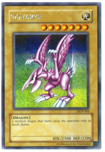 Yu Gi Oh Card Dds 004 Seiyaryu Secret Rare Holo Mint Sell2bbnovelties Com Sell Ty Beanie Babies Action Figures Barbies Cards Toys Selling Online