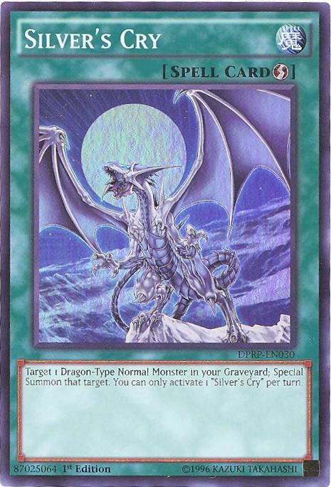 Yu-Gi-Oh Card - DPRP-EN030 - SILVER'S CRY (super rare holo) (Mint): Sell2BBNovelties.com: Sell TY Beanie Babies, Action Figures, Barbies, Cards & Toys selling online Yu-Gi-Oh Card - DPRP-EN030 - SILVER'S CRY (super rare holo) (Mint): Sell2BBNovelties.com: Sell TY Beanie Babies, Action Figures, Barbies, Cards & Toys selling online