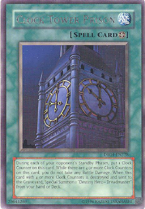 YuGiOh Card DR04EN228 CLOCK TOWER PRISON (rare) (Mint