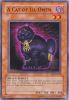Yu-Gi-Oh Card - DR1-EN018 - A CAT OF ILL OMEN (common) (Mint)