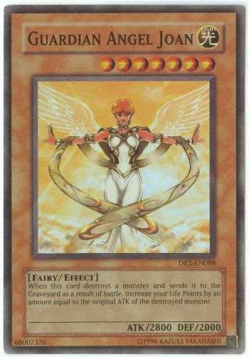 Yu-Gi-Oh Card - DR2-EN088 - GUARDIAN ANGEL JOAN (super rare holo
