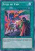 Yu-Gi-Oh Card - DT03-EN045 - SPELL OF PAIN (duel terminal normal parallel rare) (Mint)