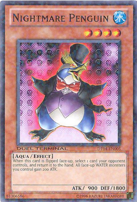 Yu-Gi-Oh Card - DT04-EN005 - NIGHTMARE PENGUIN (duel terminal normal parallel rare) (Mint)