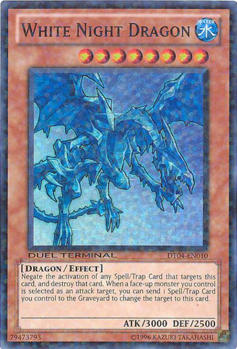 Yu-Gi-Oh Card - DT04-EN010 - WHITE NIGHT DRAGON (duel terminal super parallel  rare) (Mint): Sell2BBNovelties.com: Sell TY Beanie Babies, Action Figures,  Barbies, Cards & Toys selling online