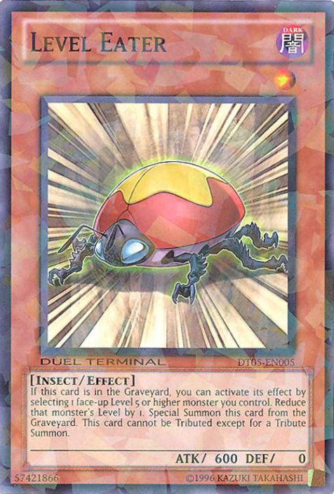 Yu-Gi-Oh Card - DT05-EN005 - LEVEL EATER (duel terminal normal parallel rare)  (Mint): Sell2BBNovelties.com: Sell TY Beanie Babies, Action Figures,  Barbies, Cards & Toys selling online