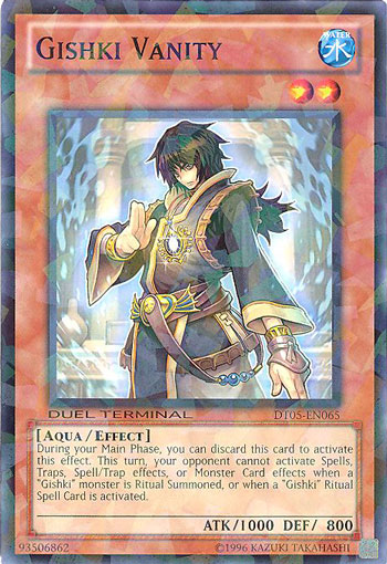 Yu-Gi-Oh Card - DT05-EN065 - GISHKI VANITY (parallel common) (Mint)