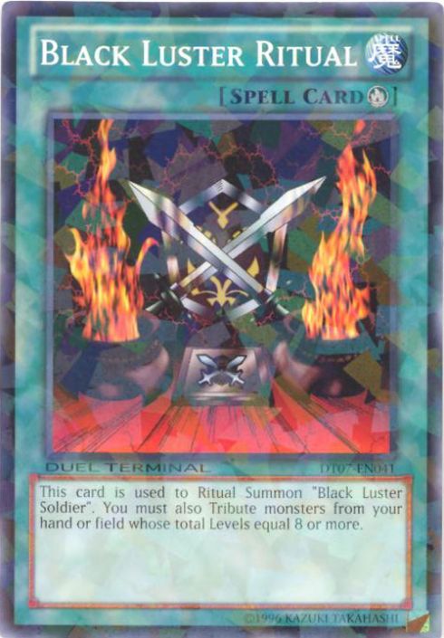 Yu-Gi-Oh Card - DT07-EN041 - BLACK LUSTER RITUAL (duel terminal normal parallel  rare) (Mint): Sell2BBNovelties.com: Sell TY Beanie Babies, Action Figures,  Barbies, Cards & Toys selling online