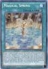 Yu-Gi-Oh Card - DUEA-EN065 - MAGICAL SPRING (secret rare holo) (Mint)