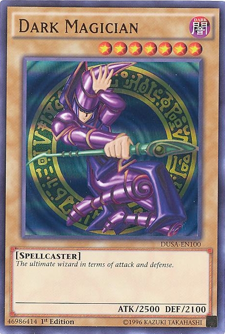 Yu-Gi-Oh Card - DUSA-EN100 - DARK MAGICIAN (ultra rare holo) (Mint ...