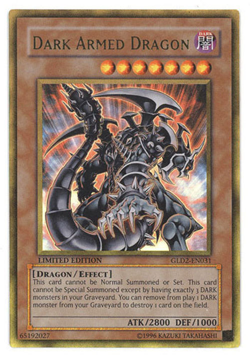 Yu-Gi-Oh Card - GLD2-EN031 - DARK ARMED DRAGON (ultra rare holo) (Mint): Sell2BBNovelties.com: Sell TY Beanie Babies, Action Figures, Barbies, Cards & Toys selling online Yu-Gi-Oh Card - GLD2-EN031 - DARK ARMED DRAGON (ultra rare holo) (Mint): Sell2BBNovelties.com: Sell TY Beanie Babies, Action Figures, Barbies, Cards & Toys selling online