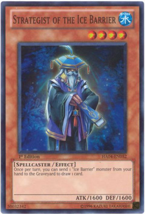 yugioh cards ice barrier BLTR-EN007 - Mirror Mage of the - Secret Rare Freezing Chains of the Ice Barrier Yu-Gi-Oh Card - HA04-EN052 -