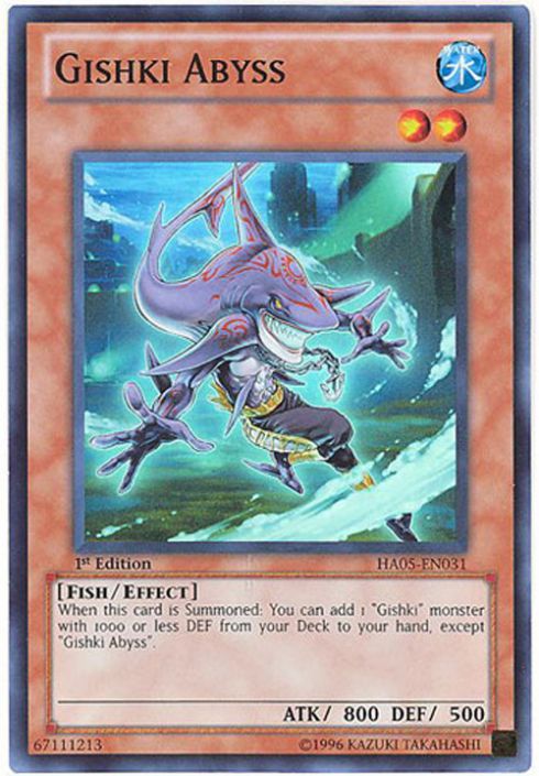 yugioh gishki cards Yu-Gi-Oh Card - HA05-EN031