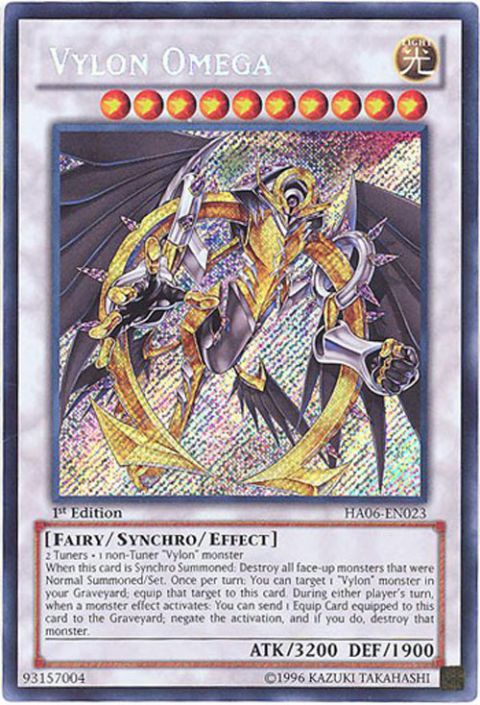 yugioh vylon cards Vanguard - HA05-EN016 Super Rare You can add 1 Equip Spell Card from your Deck to your hand. Vylon Omega - Yu-Gi-Oh! Card