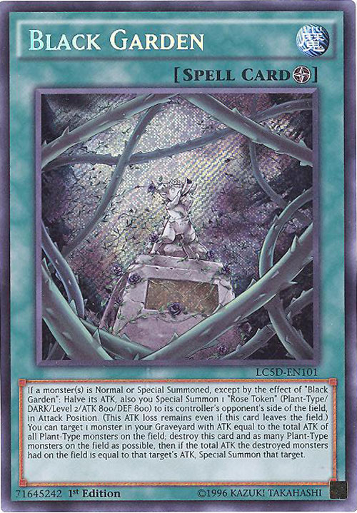 black garden deck yugioh Complete Custom for Yu-Gi-Oh! 5D's Inflict 100 damage to your opponent for each Plant monster in your GY and banishment Black Garden Yugioh | eBay