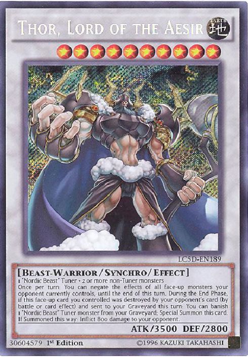 yugioh aesir cards Loki, Lord of The STOR-EN039 1st Edition Ultra Rare Near trading and collectible card game (TCG/CCG) Yu-Gi-Oh Card - LC5D-EN189 -