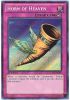 Yu-Gi-Oh Card - LCYW-EN090 - HORN OF HEAVEN (secret rare holo) (Mint)