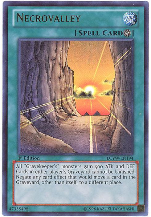 necrovalley yugioh card Imperial Tombs of [OP09-EN024] Common Mint / near mint condition trading card Yu-Gi-Oh! - Necrovalley (PGD-084) -