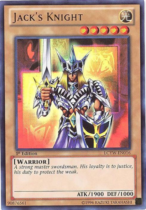 Yu-Gi-Oh Card - LCYW-EN016 - JACK'S KNIGHT (ultra rare holo) (Mint):  Sell2BBNovelties.com: Sell TY Beanie Babies, Action Figures, Barbies, Cards  & Toys selling online