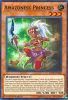 Yu-Gi-Oh Card - LEDU-EN008 - AMAZONESS PRINCESS (super rare holo) (Mint)