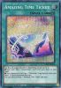 Yu-Gi-Oh Card - LIOV-EN056 - AMAZING TIME TICKET (secret rare holo) (Mint)