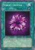 Yu-Gi-Oh Card - LOB-042 - VIOLET CRYSTAL (common) (Mint)