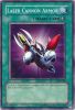 Yu-Gi-Oh Card - LOB-089 - LASER CANNON ARMOR (common) (Mint)