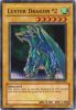 Yu-Gi-Oh Card - LOD-050 - LUSTER DRAGON #2 (super rare holo) (Mint)