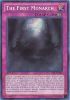 Yu-Gi-Oh Card - LVAL-EN089 - THE FIRST MONARCH (secret rare holo) (Mint)
