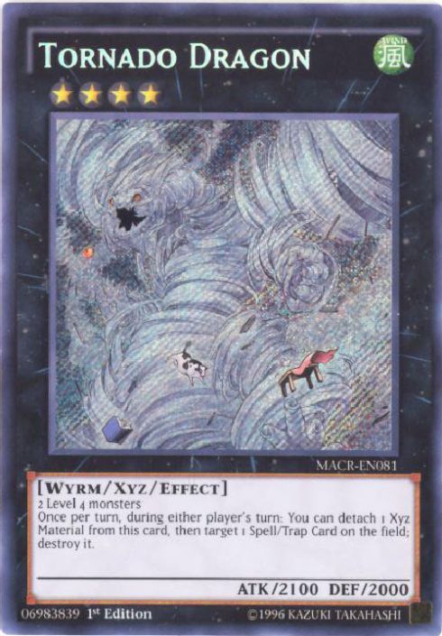 *** TORNADO DRAGON *** SECRET RARE BLRR-EN084 YUGIOH! NM 