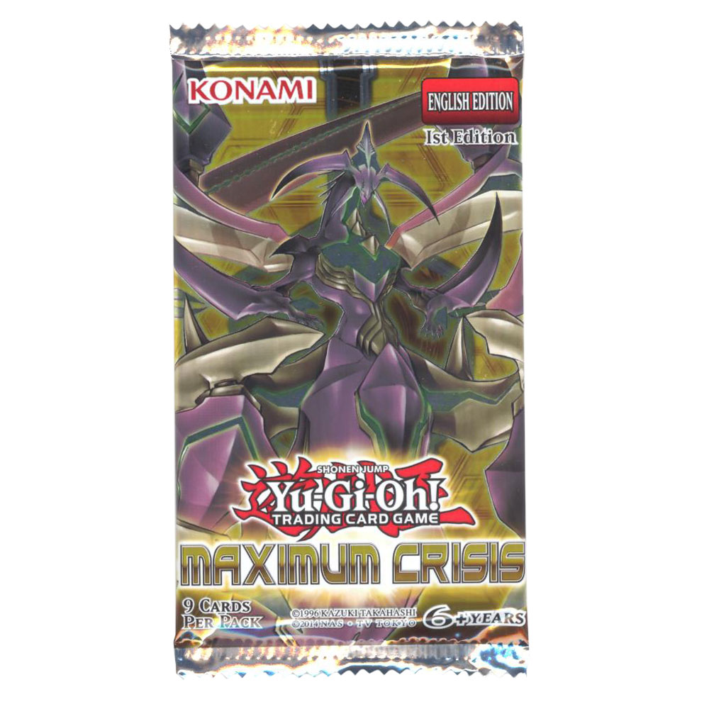 yugioh booster box maximum crisis Yu-Gi-Oh! 1st Edition (24 packs)(Sealed) Toys new 100 Yu-Gi-Oh Cards - Maximum Crisis