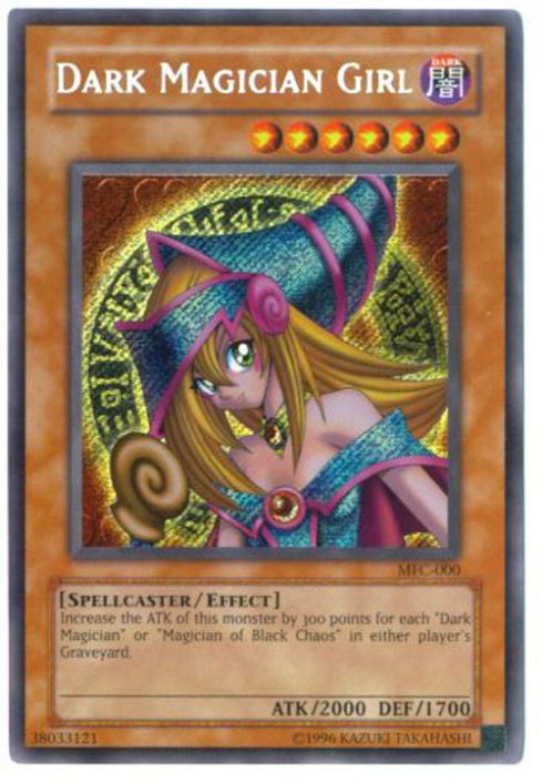 Yu-Gi-Oh Card - MFC-000 - DARK MAGICIAN GIRL (secret rare holo) (Mint):  Sell2BBNovelties.com: Sell TY Beanie Babies, Action Figures, Barbies, Cards  & Toys selling online